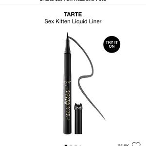 NEW Tarte Sex Kitten Black Eyeliner